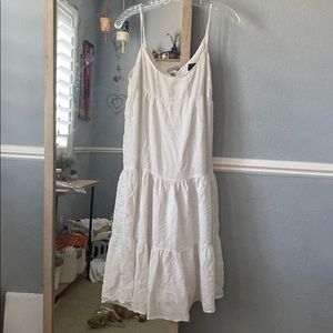 White Midi dress